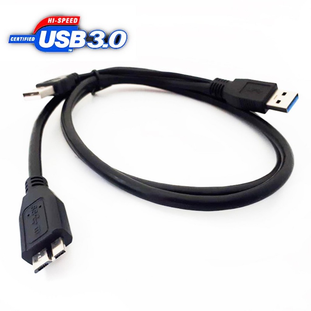 สาย Usb 3.0 External Harddisk 2.5 USB Y-micro ยาว 1เมตร