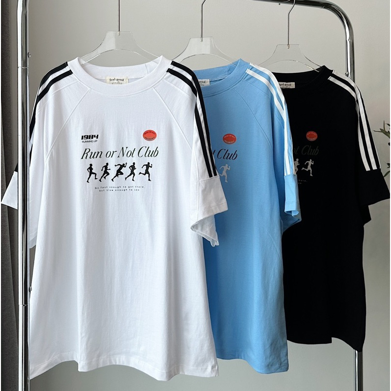 VAAP_ เสื้อโอเวอร์ไซซ์ Oversize • Run Or Not Club. แต่งแขน