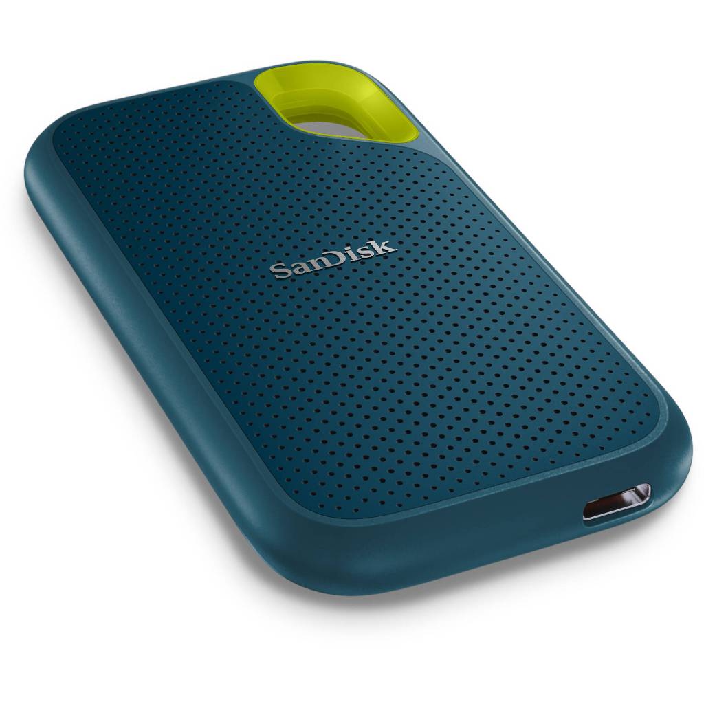 SanDisk Extreme Portable SSD 1TB Read speed up to 1050MB/s, Write speed up to 1000MB/s