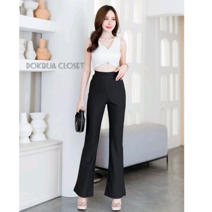 🧵ขาม้าลายริ้ว ผ้าโรเชฟนำเข้าผ้าหนายืดหยุ่น✨️🧶🔥🔥ราคา 299 บาทเท่านั้นนนน🔥🔥 - รูปที่ 3