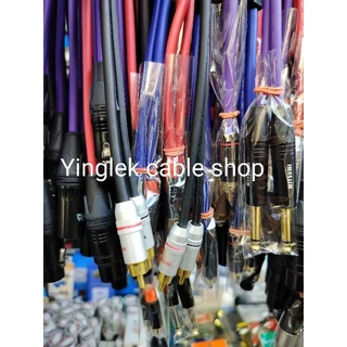 สาย AUX 3.5 XLRตัวผู้ สายDynacom หัวXLR ของLidge หัว3.5 Mitsumi