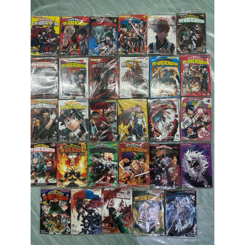 🎉พร้อมส่ง ยกเซต🎉Manga [My Hero Academia] มายฮีโร่อคาเดเมีย แปลไทย เล่ม1-30