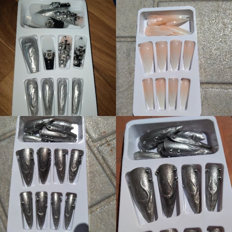 เล็บปลอม สายฝ ลายไฟ พร้อมส่ง - รูปที่ 4