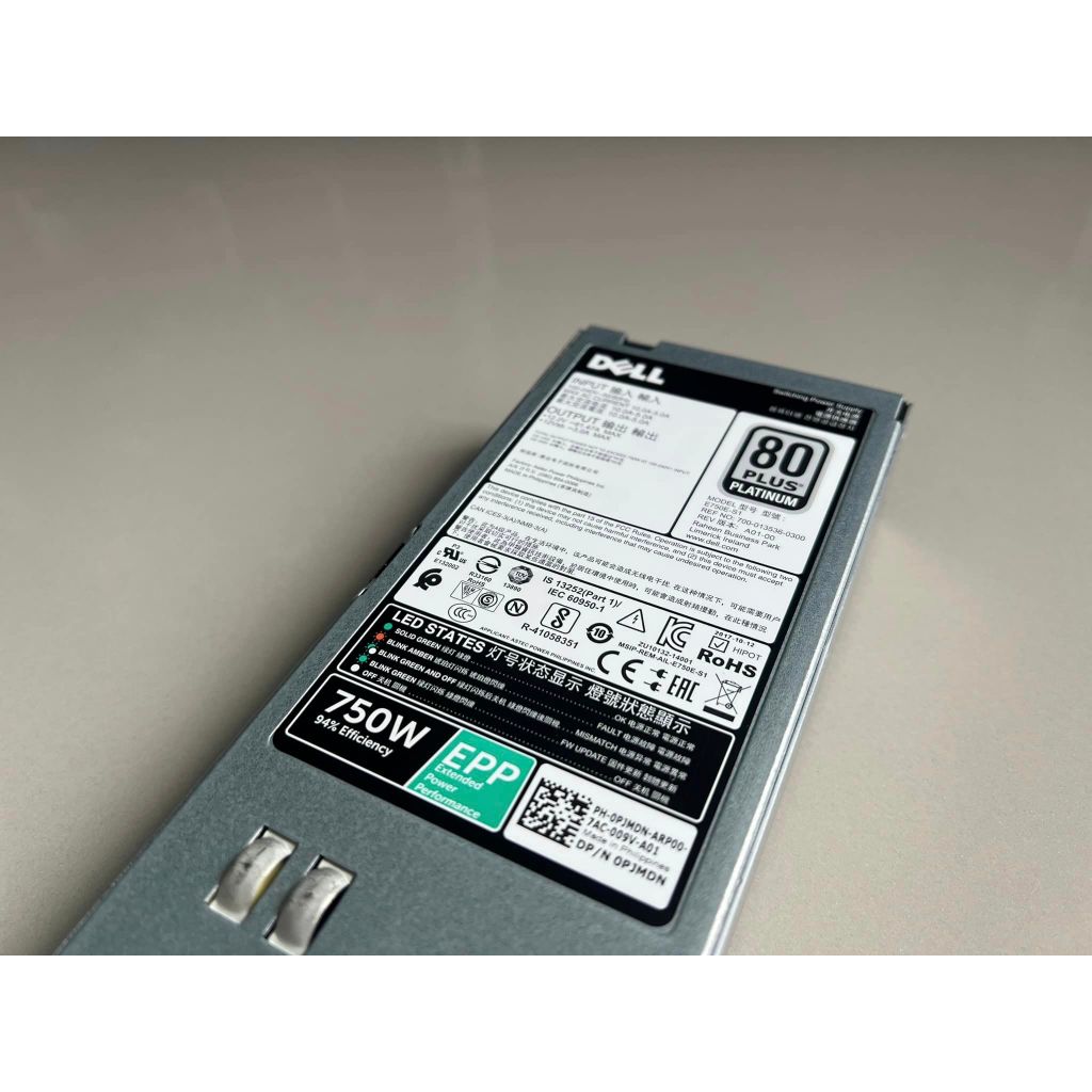 power r630 750W สำหรับ dell R730 R730XD R630 T430 T630 มือสองพร้อมใช้งาน