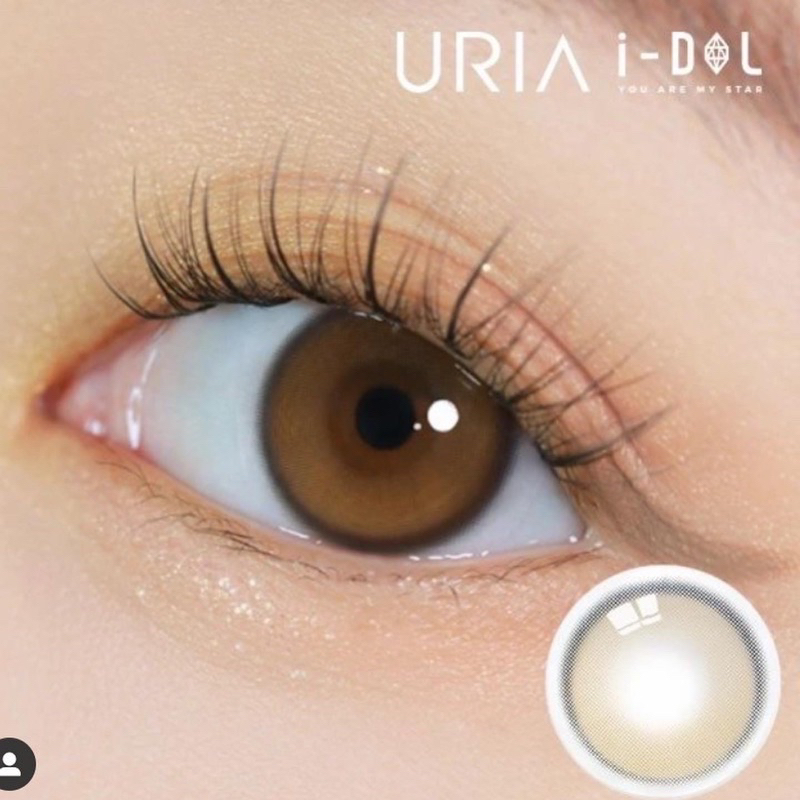 IDOLLENS รุ่น YURIAL รายวัน 🌟คอนแทคเลนส์เกาหลีรายวัน 1 กล่อง สีน้ำตาล