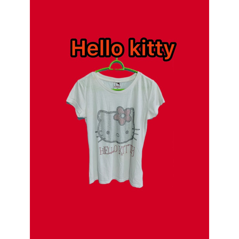 เสื้อยืด sanrio hello kitty มือสอง