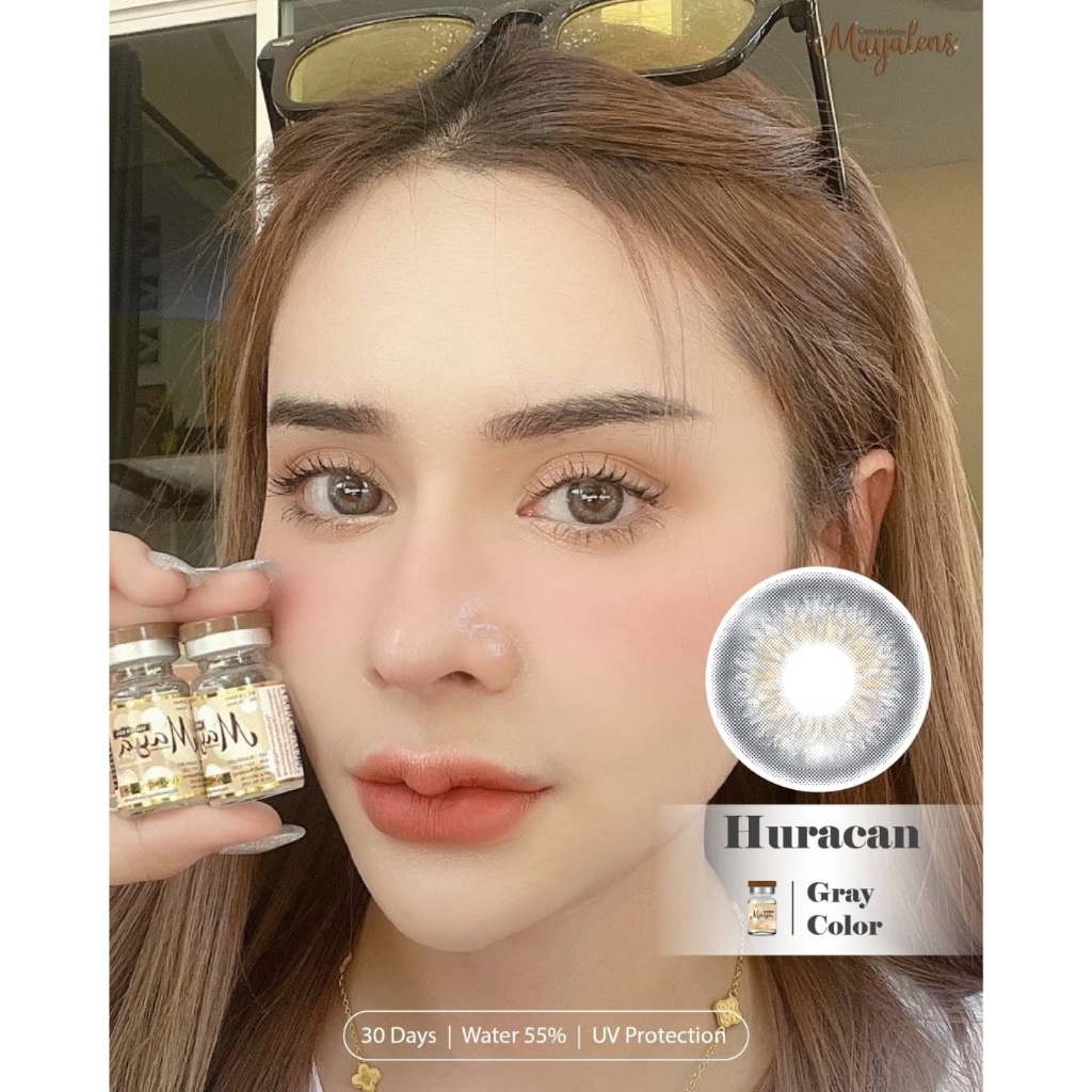 🔥คอนแทคเลนส์ Silicone Hydrogel ✨ขนาดมินิ✨ Huracan ✨Mayalens Premium - รูปที่ 6