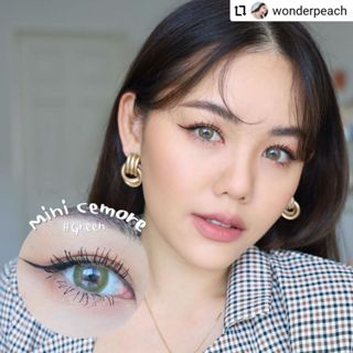 🔥 คอนแทคเลนส์ ✨ขนาดมินิ✨Green / Blue ✨ Mini Cemore (kittykaw…