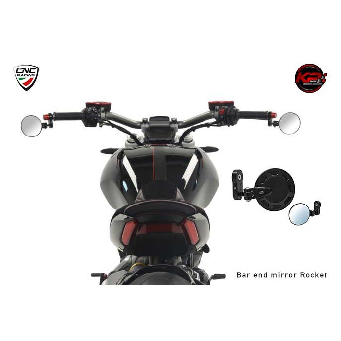 กระจกปลายแฮนด์ CNC RACING "ROCKET"