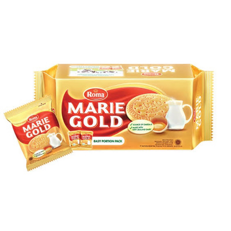Roma marie gold biscuits 220g มารีบิสกิต โรม่า พร้อมส่ง