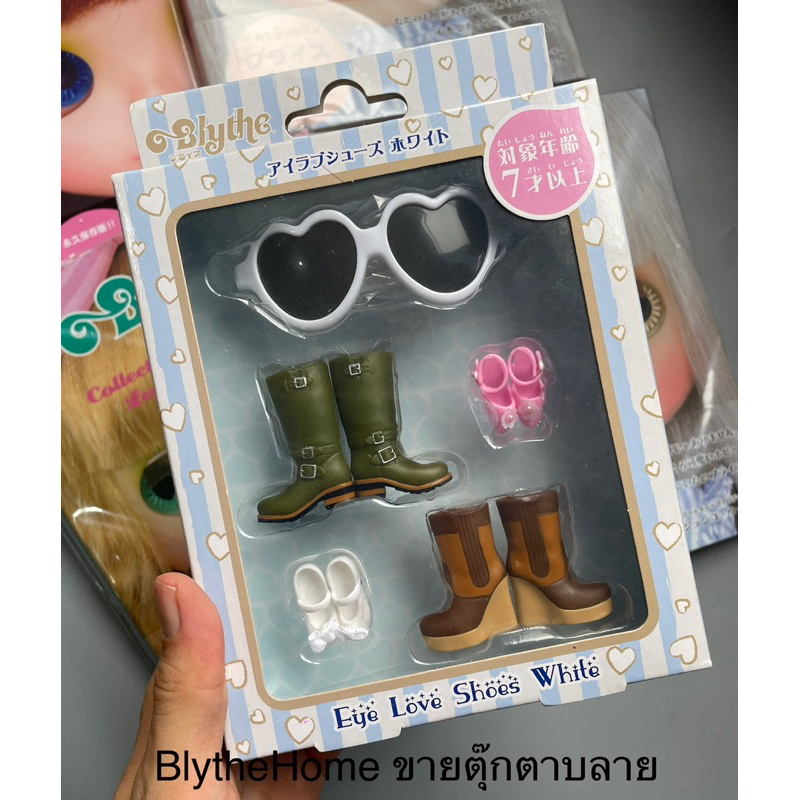 Blythe Eye love shoes white doll