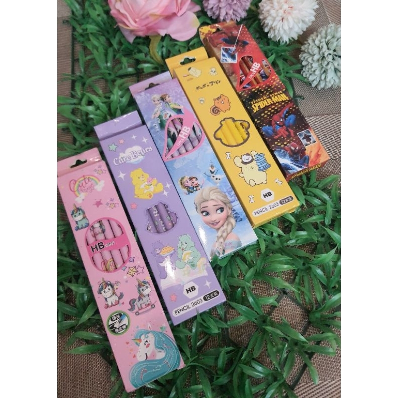 ดินสอ ดินสอ HB ลายการ์ตูน พร้อมส่ง