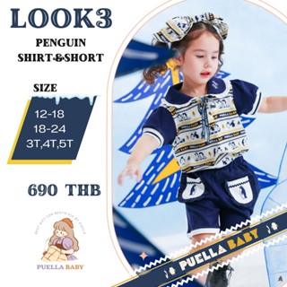LOOK3 : PENGUIN SHIRT&SHORTS