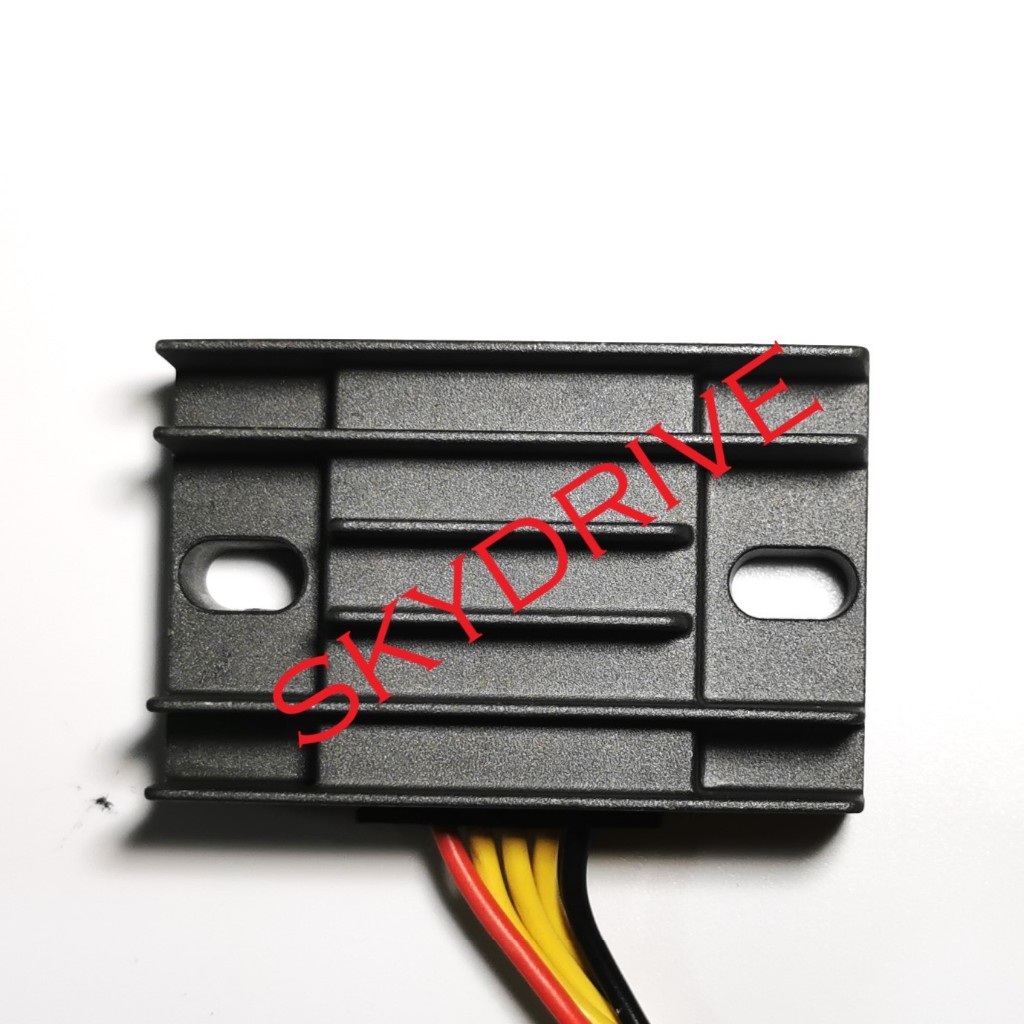 แผ่นชาร์ท SKYDRIVE JELATO, SHOGUN125-FI, HAYATE125FI [19B11] อย่างดี เกรด A แผ่นชาร์จ Regulator