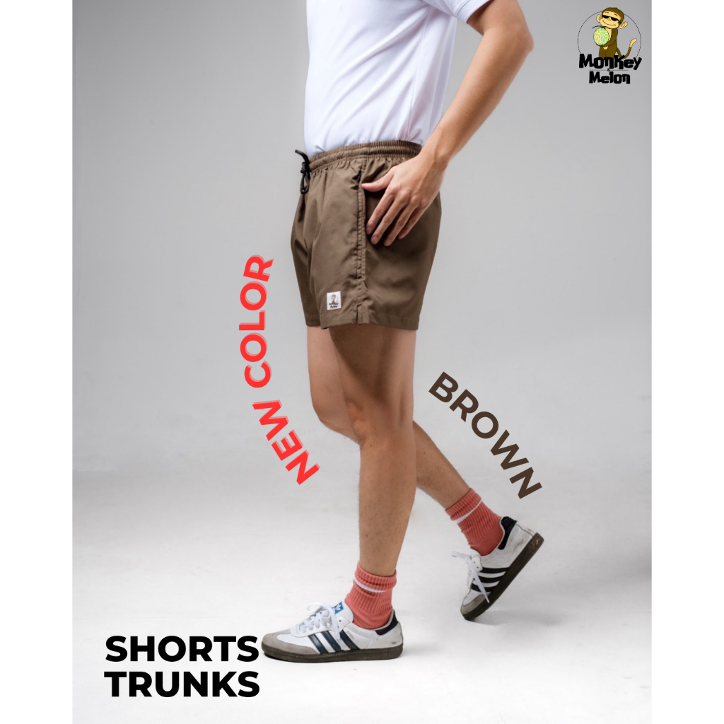Monkey&Melon กางเกงขาสั้น สี Brown #New