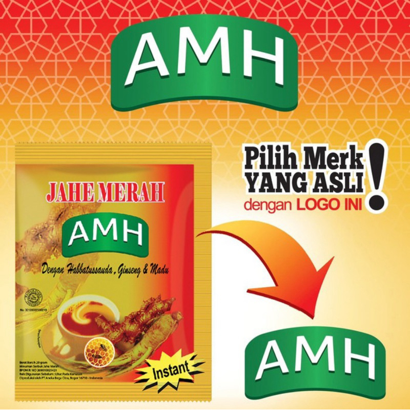 Indonesia AMH Jahe Merah Herbal Super Habbatussauda 10 sachet ราคา ถูกที่สุด ดีลบีเคเค แกลเลอรีภาพที่ 4