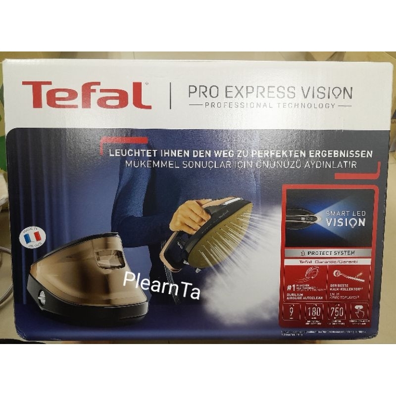 [ของแท้ 100%] เตารีดแรงดันไอน้ำ Tefal Pro Express Vision รุ่น GV9820E0