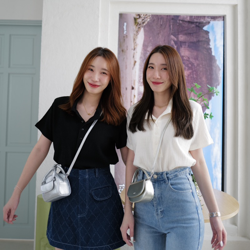 POLO (โปโลเทคเจอร์สีพื้น)😍