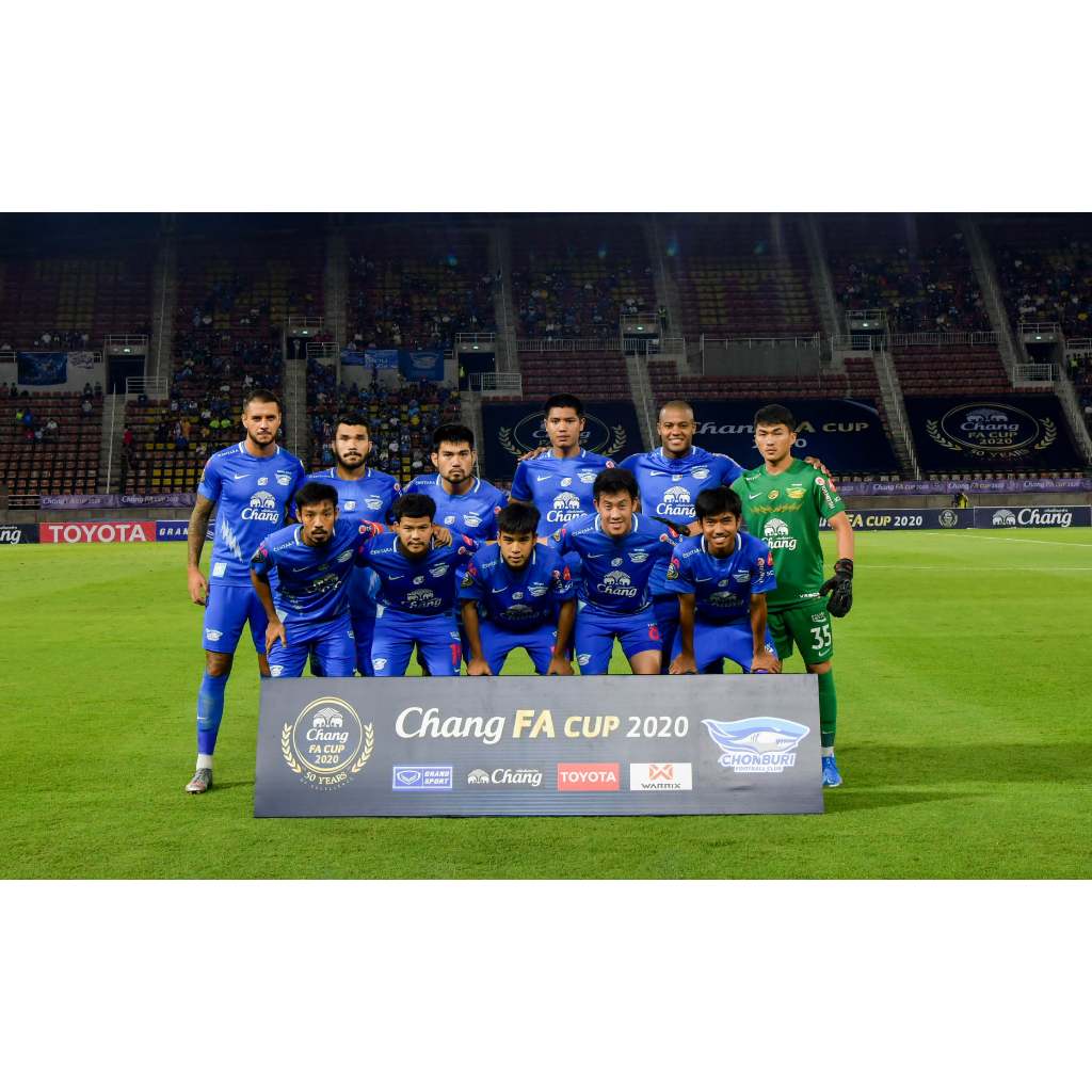 เสื้อแข่งชลบุรี FC2020 เกรดนักเตะ เหย้าสีน้ำเงิน ฟูล💯.%.ใหม่.ป้ายห้อย