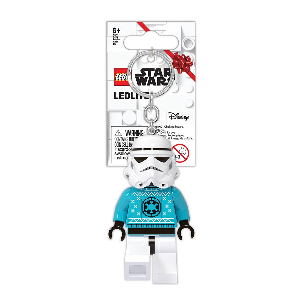 LEGO พวงกุญแจไฟฉาย เลโก้ สตาร์วอร์ส สตอร์มทรูปเปอร์ Stormtrooper Ugly Sweater LED Keychain