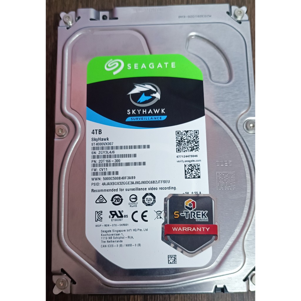 Harddisk 4TB Seagate Skyhawk มือสอง