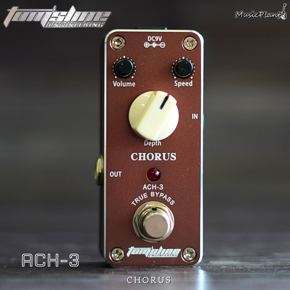 Tom's Line Engineering เอฟเฟคกีตาร์ Guitar Effect Pedal รุ่น ACH-3 Chorus คลอรัส
