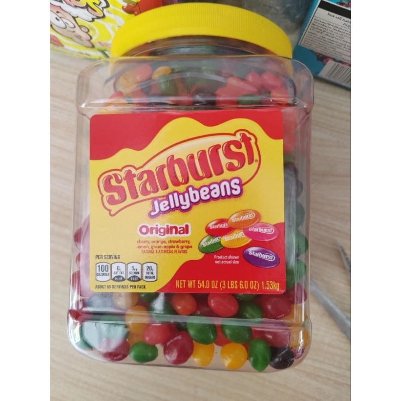 พร้อมส่ง ขนมUSA ยี่ห้อ starburst strawberry gum