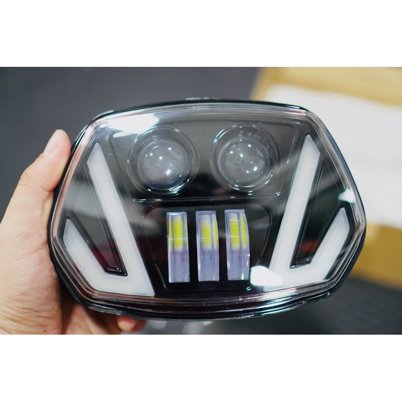 ไฟหน้าแต่ง LED Vespa พร้อมปลั๊กตรงรุ่น thumbnail 4