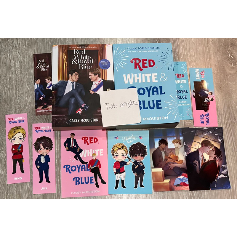 (มือ2) Red, White &amp; Royal Blue แปลไทย 2 เล่ม 2 versions รวมส่ง