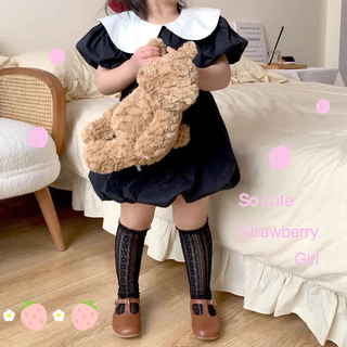 🧦พร้อมส่ง🥰ถุงเท้าลูกไม้เด็ก น่ารักมาก ลายเยอะ เซกซี่น่ารักๆ เกาหลีมาก