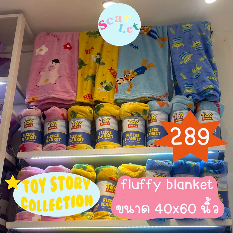 ผ้าห่ม minimono ลาย toy story🧸🎀 ลิขสิทธิ์แท้100% ขนาด40x60นิ้ว