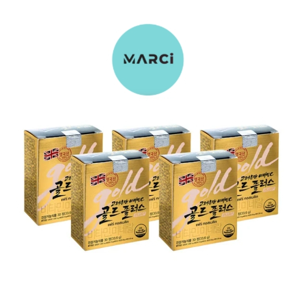 [5 กล่อง] วิตามินซีเกาหลี สูตรเข้มข้น Korea Eundan Vitamin C Gold Plus [30 เม็ด/กล่อง] อึนดัน โกลด์ วิตามินซี