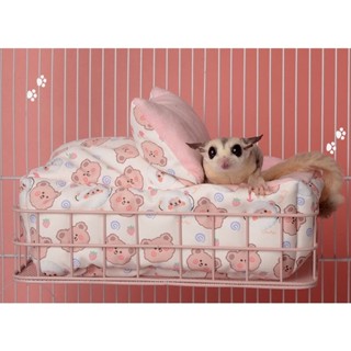 ที่นอนชูการ์ไกรเดอร์ ขนาด 25*16*7 ซม. ที่นอนกระรอก เบาะหนานุ…