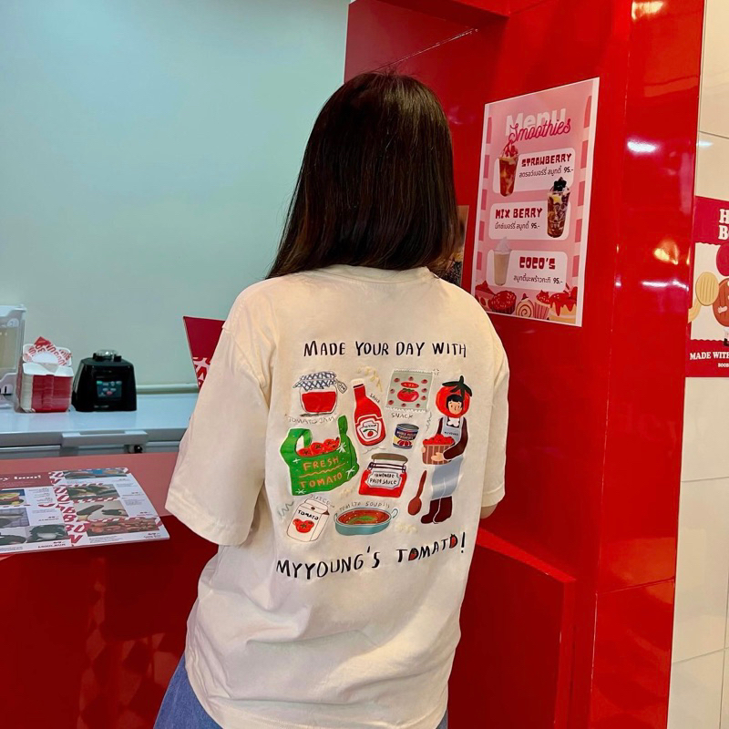 Tomato - เสื้อยืดโอเวอร์ไซส์ Myyoungs
