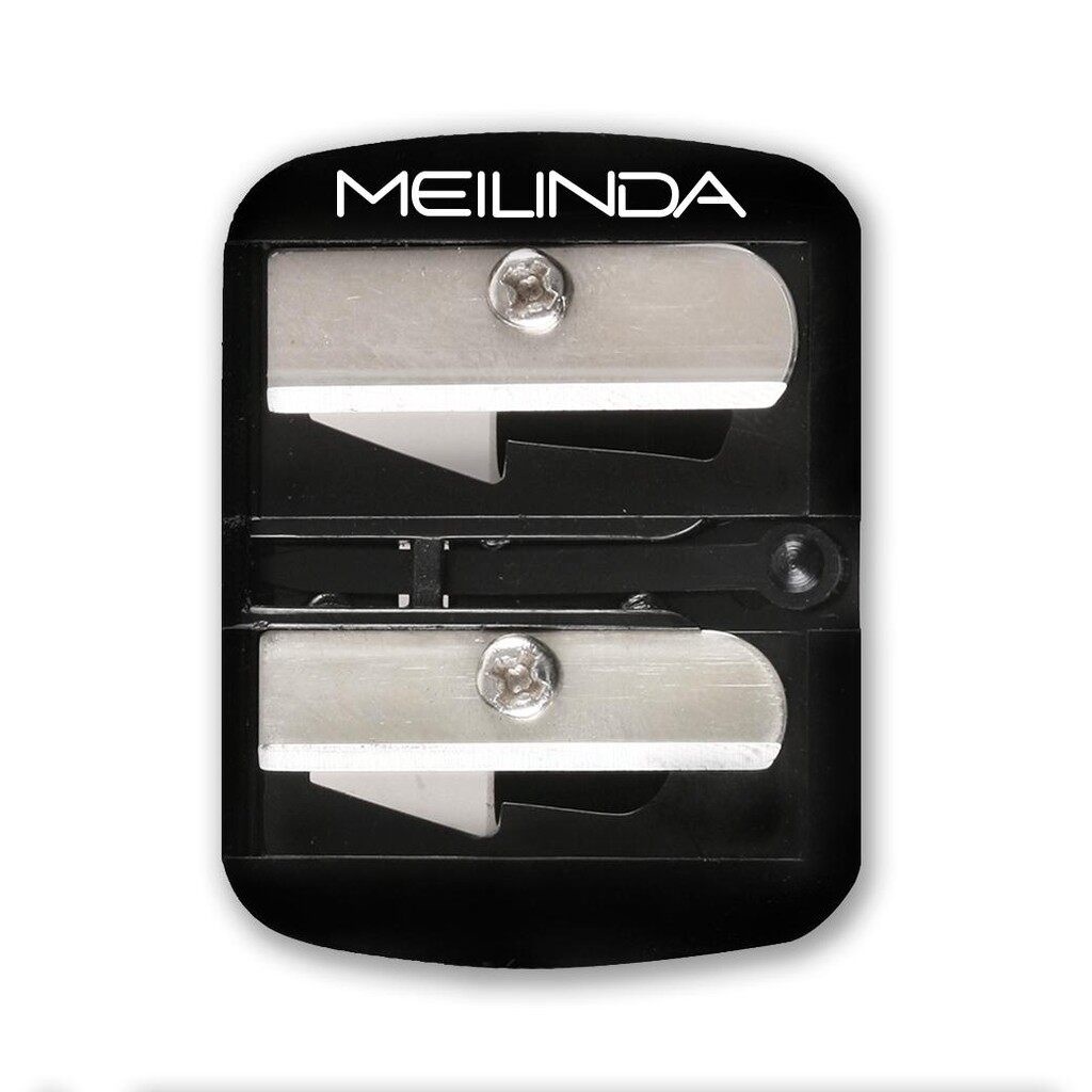 กบเหลาดินสอเขียนคิ้ว MEILINDA Perfect Shapener กบเหลาเมลินดา สำหรับเหลาดินสอเขียนคิ้ว อายไลน์เนอร์ ลิปดินสอ ใช้ได้ 2 รู