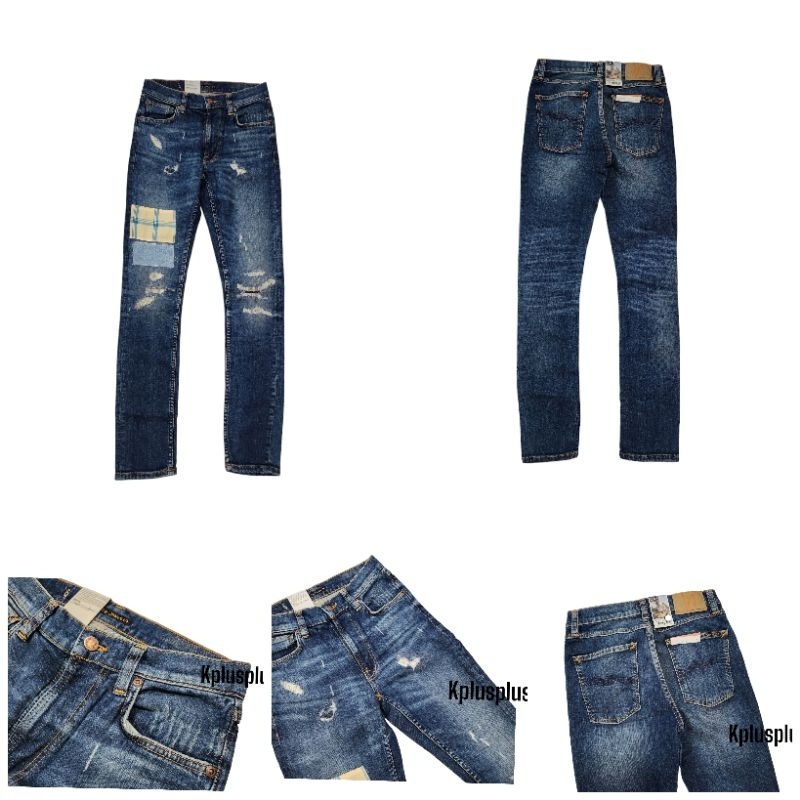[Lean Dean] NEW NUDIE JEANS LEAN DEAN OUT OF THE BLUE ของแท้ 100%