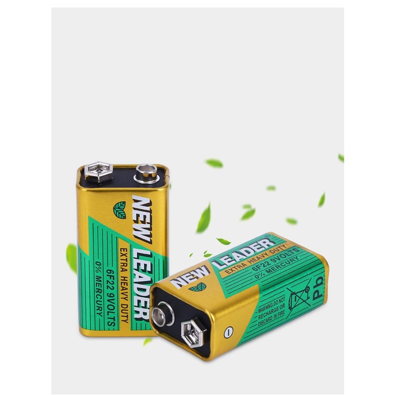 NEW LEADER Battery 9V ถ่าน 9V ไฟแรงดี ราคา1ก้อน