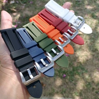 สายนาฬิกา สายpanerai  PAM ขนาด22,24,26มิล มาพร้อมหัวเข็มขัดม…