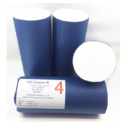 (ราคา 4 ม้วน) Gauze ผ้าก๊อซ ผ้าก๊อตม้วน ขนาด 9 นิ้ว × 100 หลา พร้อมส่ง