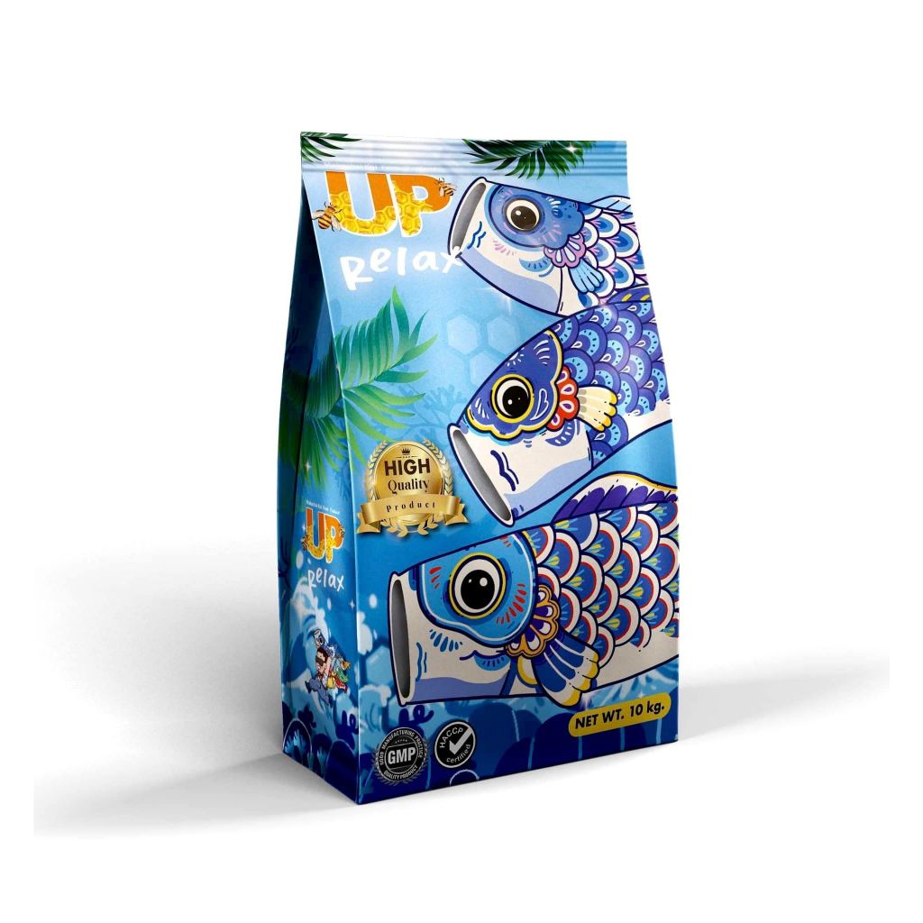UP Relax  อาหารปลาคราฟ สูตรปรับสมดุล ปรับผิวขาว ขนาด 5 กก.
