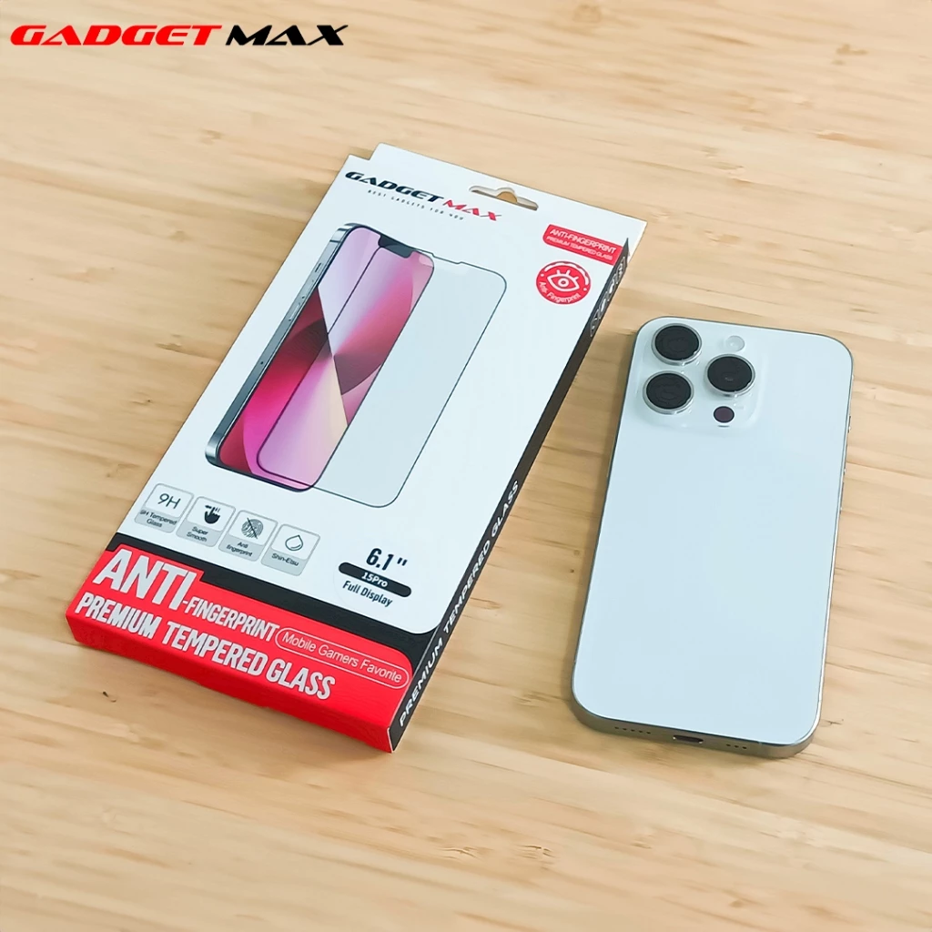 GADGET MAX ฟิล์มกระจกกันรอย ANTI-GLARE IPHONE 15 PRO MAX 6.7 thumbnail 4