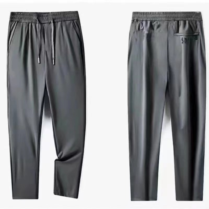 กางเกงขายาวผู้ชาย กางเกงใส่สบาย เอวยานยืด มีกระเป๋า