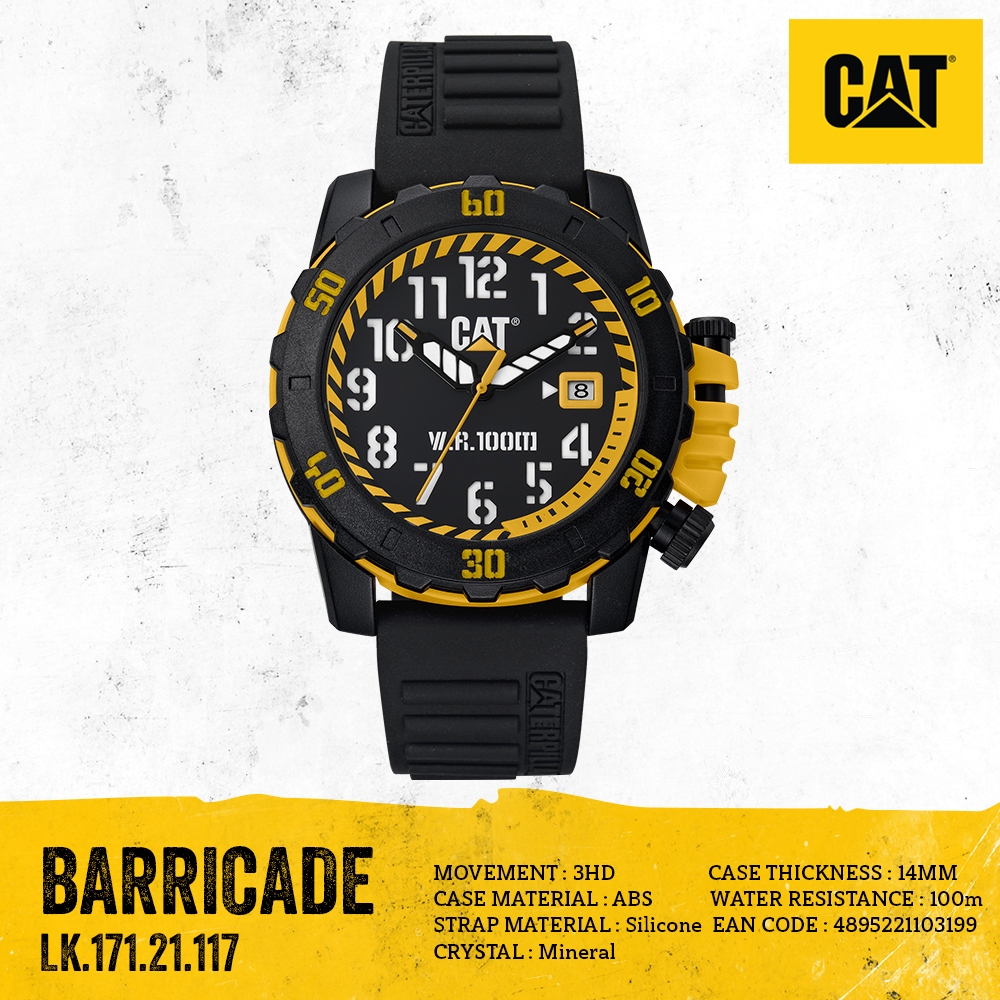 CATERPILLAR นาฬิกาข้อมือผู้ชาย CAT WATCHES รุ่น LK.171.21.117