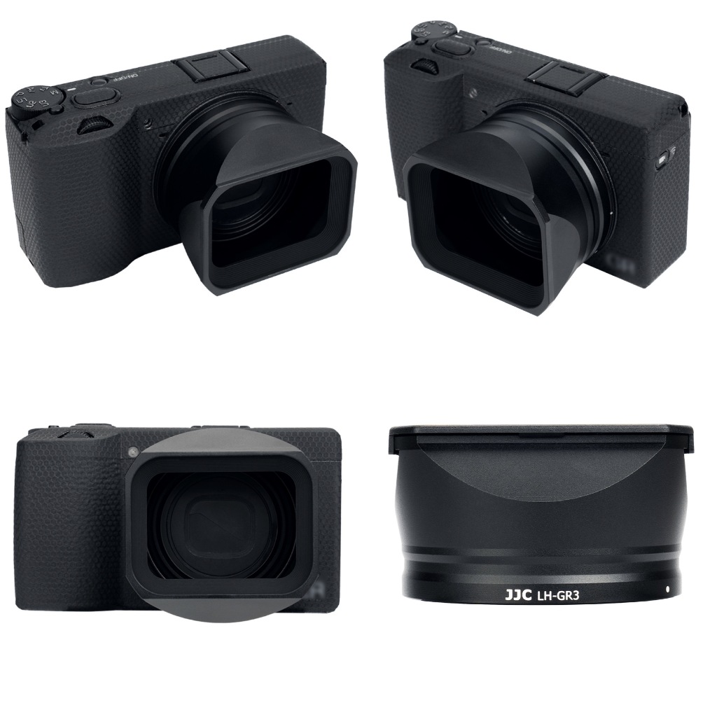 ฮู้ด RICOH GR3 / GR3X ( JJC Ricoh GR III Square Hood Ring / GRIII 3 / 3X / LH-GR3 / LH-GR3X / สี่เหลี่ยม )