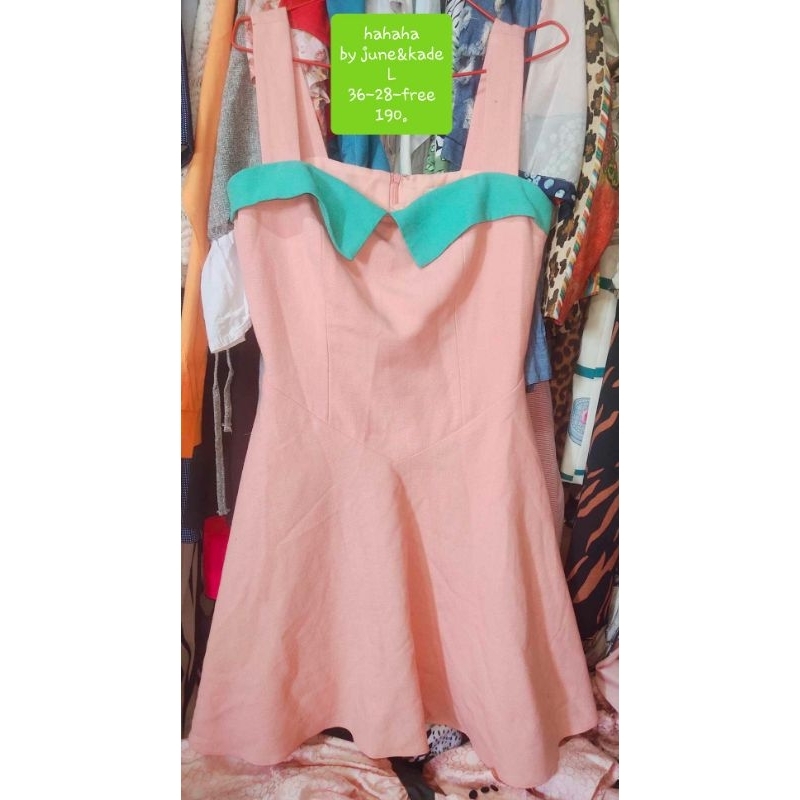 เดรส hahaha by june & kade ไซส์ L