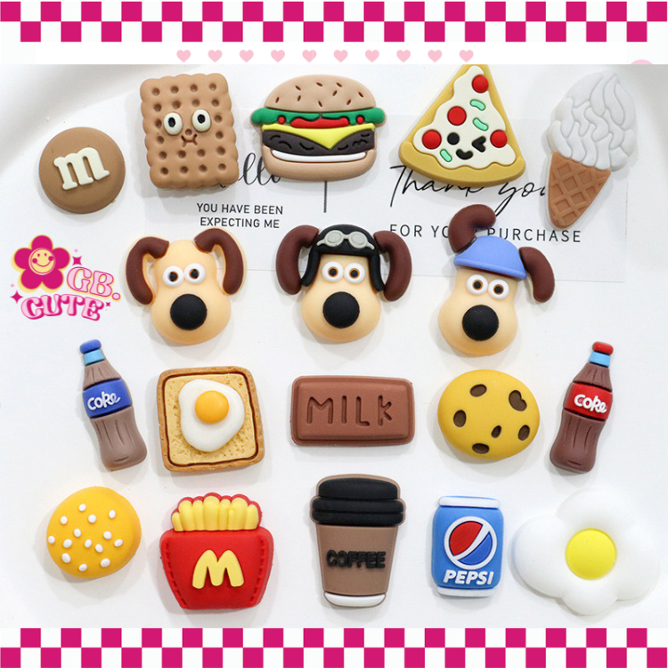 ตัวติดรองเท้า Crocs Jibbitz ลาย dog x McDonald ตกแต่งรองเท้า สินค้าพร้อมส่งจากไทย จัดส่งเร็ว