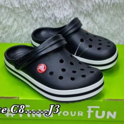 รองเท้าหัวโตเด็ก แตะครอส์ ใส่ได้ทั้งเด็กผู้ชายและเด็กผู้หญิง Crocs Kid มี 5 สี Size C8----J3