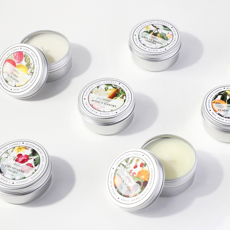 MHOB KWAN Travel Edition Candle 44g / เทียนหอมขนาดพกพา ขนาด 45g