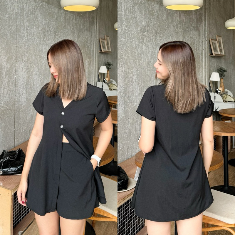 ครัชชี่-ชุดเซ็ตเสื้อกางเกง