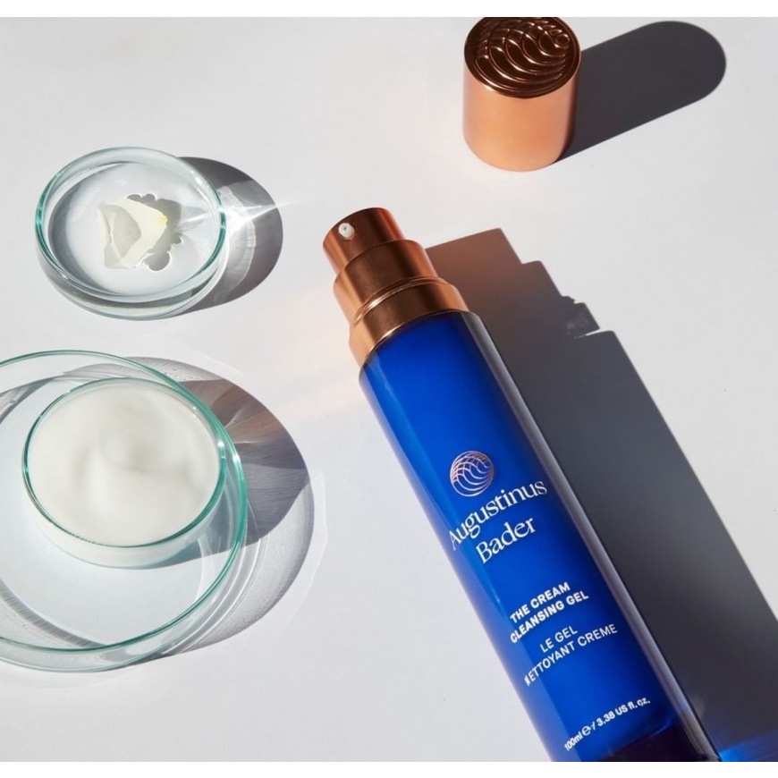 เหลือ 2,320 ฿ โค้ด [เก็บโค้ดหน้าร้าน]  🟩 พร้อมส่ง  AUGUSTINUS BADER The Cream Cleansing Gel ป้ายไทย